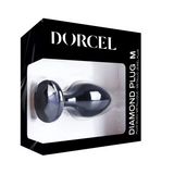 Diamond Plug - Aluminum Butt Plug - Black