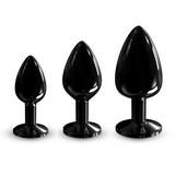 Diamond Plug - Aluminum Butt Plug - Black