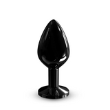 Diamond Plug - Aluminum Butt Plug - Black