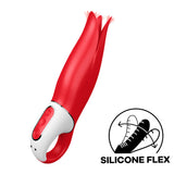 Power Flower Fluttering Stimulator Vibe - Red