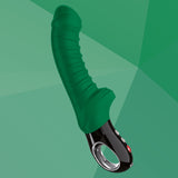 Tiger Ridged Stimulating Vibe - Jewels Limited Edition - Emerald