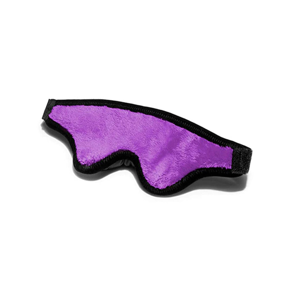 Black Label Loveblind Plush Blindfold - Soft and Cozy Design for Ultimate Comfort
