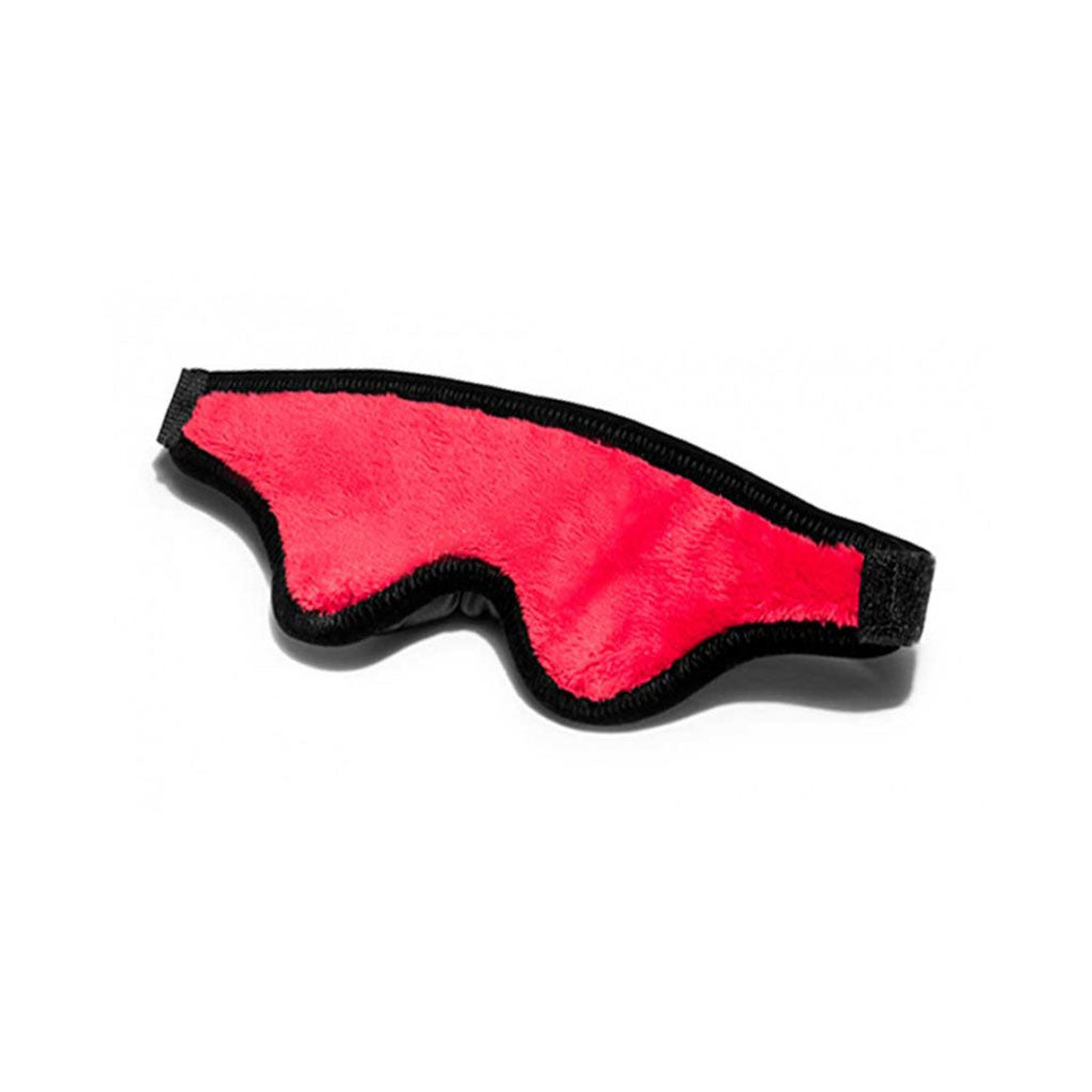 Black Label Loveblind Plush Blindfold - Soft and Cozy Design for Ultimate Comfort