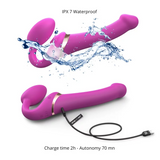 Multi Orgasm Bendable Strapless Strap-On Vibe - Multiple Sizes
