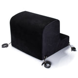 Obéir Spanking Bench w/Cuffs - Black Microfiber - Plain Box