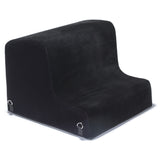 Obéir Spanking Bench w/Cuffs - Black Microfiber - Plain Box