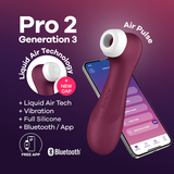 Pro 2 Generation 3 Connect App Air Pulse+Vibe Stimulator