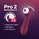 Pro 2 Generation 3 Air Pulse+Vibe Stimulator