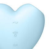 Cutie Heart Air Pulse+Vibe Clitoral Stimulator