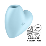 Cutie Heart Air Pulse+Vibe Clitoral Stimulator