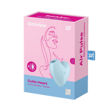 Cutie Heart Air Pulse+Vibe Clitoral Stimulator