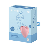 Cutie Heart Air Pulse+Vibe Clitoral Stimulator