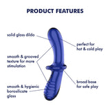 Double Crystal Glass Dildo