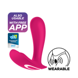 Top Secret Connect App Wearable G-Spot Vibe - Pink