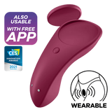 Sexy Secret Wearable Panty Vibe - Wine Red