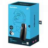 Men Vibration+ Connect App Penis Stimulator - Black