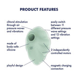 Cloud Dancer Air Pulse+Vibe Clitoral Stimulator