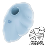 Cloud Dancer Air Pulse+Vibe Clitoral Stimulator