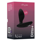 Ditto+ App-Controlled Butt Plug Vibe - Satin Black