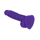 Soft Realistic Dildo - Purple - L