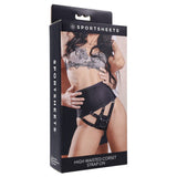 High Waisted Corset Strap On Harness