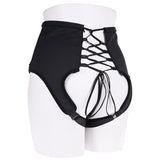 High Waisted Corset Strap On Harness