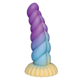 Tera Beasties Fantasy Shape Dildo - Yellow/Blue/Purple